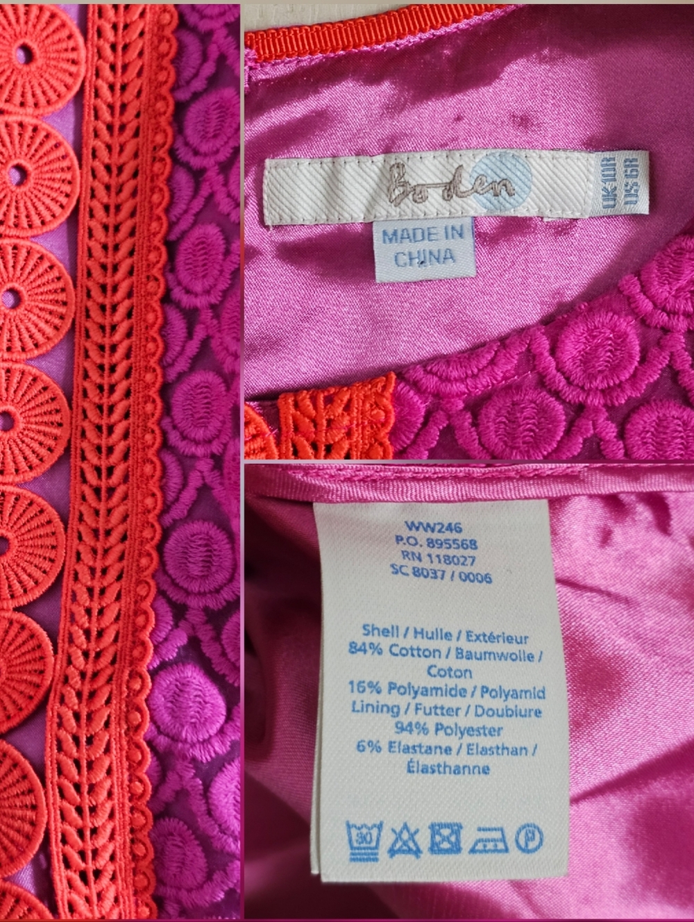 Boden Lydia Sheath Dress Crocher Lace - Picture 5 of 10